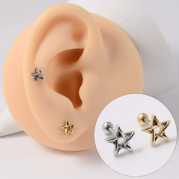Wholesale Earrings Copper Silver Gold Heart Arrow Electroplating Style