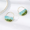 Wholesale Earrings Copper 925 Silver Needle Freshwater Pearl Geometric Flower Leaf Ushaped Electroplated Light Luxury Niche For Women