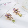 Wholesale Earrings Copper 925 Silver Needle Freshwater Pearl Geometric Flower Leaf Ushaped Electroplated Light Luxury Niche For Women