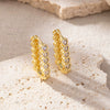 Wholesale Earrings Copper Starfish Animal Zodiac Electroplated Retro Style For Women
