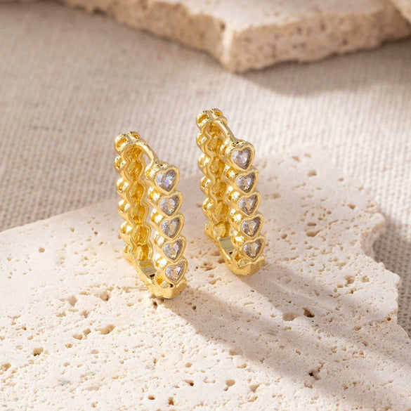 Wholesale Earrings Copper Starfish Animal Zodiac Electroplated Retro Style For Women