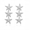Wholesale Earrings Copper Starfish Shell Heart Bow Pearl Fashion Animal Zodiac Style