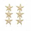 Wholesale Earrings Copper Starfish Shell Heart Bow Pearl Fashion Animal Zodiac Style