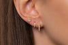 Wholesale Earrings Copper Zircon Geometric Style For Women