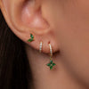 Wholesale Earrings Copper Zircon Geometric Style For Women