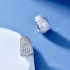 Wholesale Earrings Copper Zirconia Geometric U Shaped Light Luxury Style