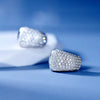Wholesale Earrings Copper Zirconia Geometric U Shaped Light Luxury Style