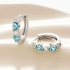 Wholesale Earrings Copper Zirconia Heart Shape Sweet Style