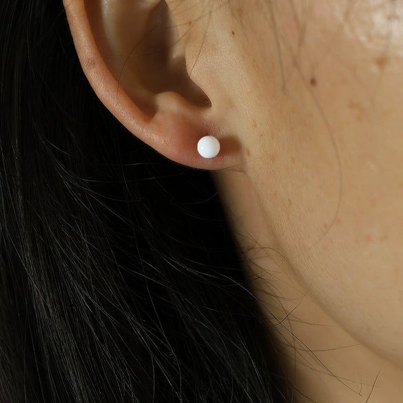 Wholesale Earrings Epoxy Dropshaped Cartoon Geometric Electroplating