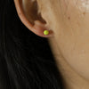 Wholesale Earrings Epoxy Dropshaped Cartoon Geometric Electroplating