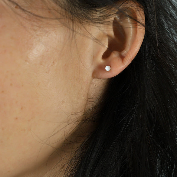 Wholesale Earrings Epoxy Dropshaped Cartoon Geometric Electroplating