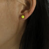 Wholesale Earrings Epoxy Dropshaped Cartoon Geometric Electroplating