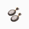 Wholesale Earrings Freshwater Pearl Geometric Baroque Style Electroplated For Women