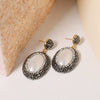 Wholesale Earrings Freshwater Pearl Geometric Baroque Style Electroplated For Women