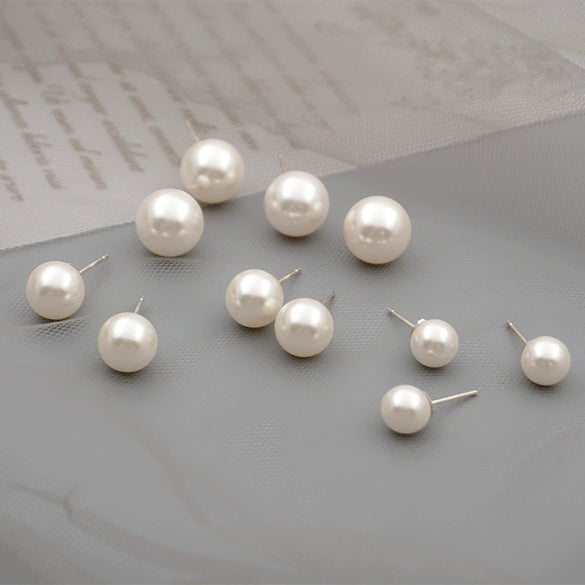 Wholesale Earrings Imitation Pearl Geometric Style Set With Pearls For Women