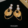 Wholesale Earrings Imitation Pearls Geometric Electroplating