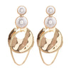 Wholesale Earrings Imitation Pearls Geometric Electroplating