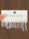 Wholesale Earrings Mixed Materials Geometric Inlaid Pearl Sweet Style For Women