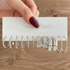Wholesale Earrings Mixed Materials Geometric Inlaid Pearl Sweet Style For Women