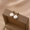 Wholesale Earrings Natural Freshwater Pearl Geometric Baroque Irregular Style
