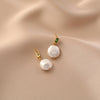 Wholesale Earrings Natural Freshwater Pearl Geometric Baroque Irregular Style