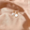 Wholesale Earrings Natural Freshwater Pearl Geometric Baroque Irregular Style