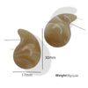 Wholesale Earrings Resin Dropshaped Dripping Oil Style