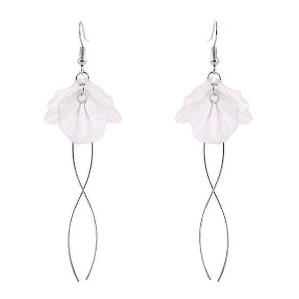 Wholesale Earrings Resin Flower Style Electroplating For Women