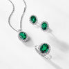 Wholesale Earrings Retro Geometric Style 925 Silver Inlaid With Color Treasures And Diamond Treatment