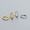 Wholesale Earrings S925 Silver Geometric Ins Style Electroplated For Women
