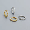 Wholesale Earrings S925 Silver Geometric Ins Style Electroplated For Women