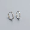 Wholesale Earrings S925 Silver Geometric Ins Style Electroplated For Women