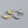Wholesale Earrings S925 Silver Geometric Style Electroplated For Women