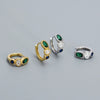 Wholesale Earrings S925 Silver Geometric Style Electroplated