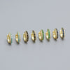 Wholesale Earrings S925 Silver Ins Style Geometric Mixed Color Diamond Inlaid For Women