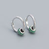 Wholesale Earrings S925 Silver Minimalist Rotating Beads Geometric Electroplated