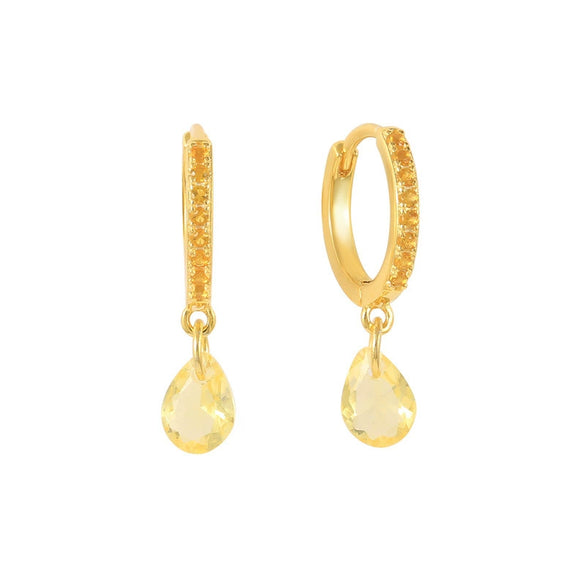 Wholesale Earrings S925 Silver Needle Geometric Water Drop Zirconia French Ear Buckle For Women