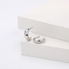 Wholesale Earrings S925 Sterling Silver Cshaped Inlaid Zircon Love Style
