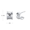 Wholesale Earrings S925 Sterling Silver Exaggerated Retro Cshaped Geometric Electroplated
