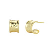 Wholesale Earrings S925 Sterling Silver Exaggerated Retro Cshaped Geometric Electroplated