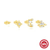Wholesale Earrings S925 Sterling Silver Geometric Electroplated For Women