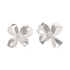 Wholesale Earrings S925 Sterling Silver Geometric Electroplating Flower Design