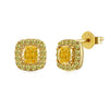 Wholesale Earrings S925 Sterling Silver Geometric Light Luxury Highgrade Zircon Inlay