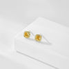 Wholesale Earrings S925 Sterling Silver Geometric Light Luxury Highgrade Zircon Inlay