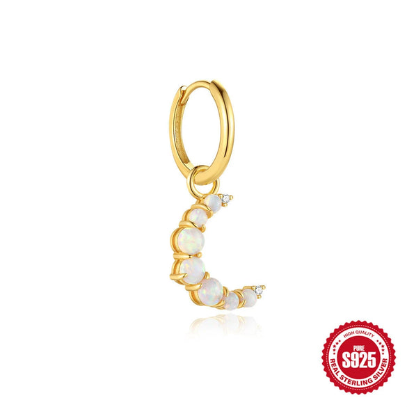 Wholesale Earrings S925 Sterling Silver Geometric Minimalist Electroplated