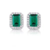 Wholesale Earrings S925 Sterling Silver Geometric Rectangle Electroplating For Women