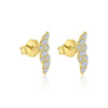 Wholesale Earrings S925 Sterling Silver Geometric Water Drop Zircon Design