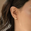 Wholesale Earrings S925 Sterling Silver Heart Shaped Electroplated For Women