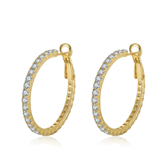 Wholesale Earrings S925 Sterling Silver Niche Design Light Luxury Micro Inlaid Zirconium Electroplated Unisex