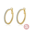 Wholesale Earrings S925 Sterling Silver Niche Design Light Luxury Micro Inlaid Zirconium Electroplated Unisex